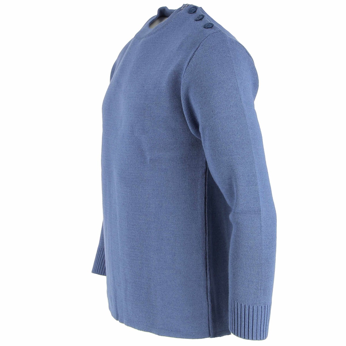 Pull marin homme Mérinos bleu lavande - Matière noble 49.90€