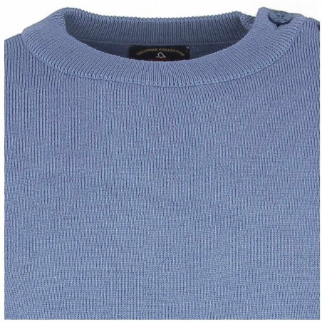 Pull marin homme Mérinos bleu lavande - Matière noble 49.90€