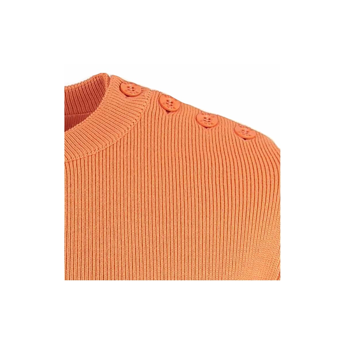 Pull marin Mérinos orange - Matière noble 49.90€
