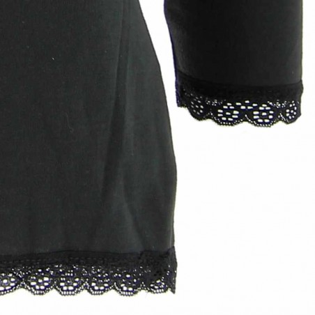 Tee-shirt chaud RODIER, noir, confort et chaleur - Matière-noble 8,90€