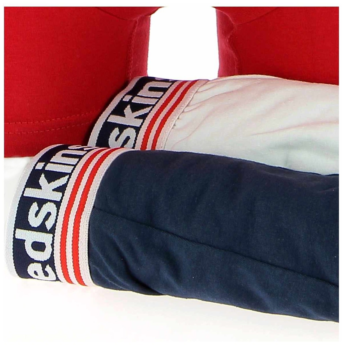 Boxers Redskins pack de 3 : marine, blanc, rouge -Matiere-noble 14.90€