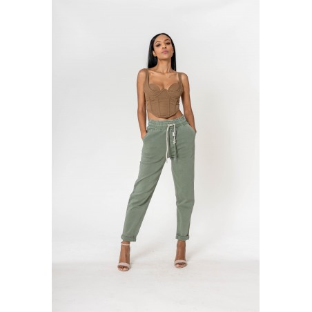 Pantalon ample kaki  Nina Carter - Matière noble 29,90€