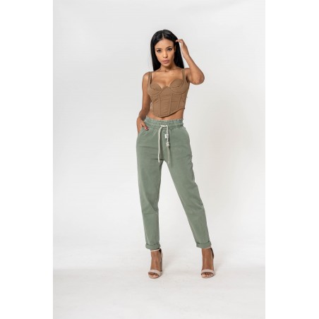 Pantalon ample kaki  Nina Carter - Matière noble 29,90€