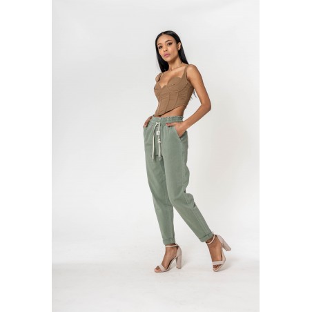 Pantalon ample kaki  Nina Carter - Matière noble 29,90€