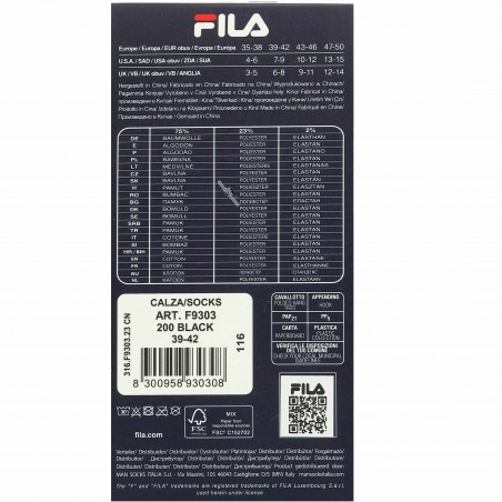 Chaussettes basses FILA unisexe - Matière noble 8.90€