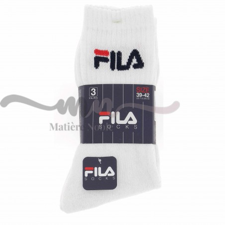 Chaussettes sport FILA unisexe - Matière noble 8.90€