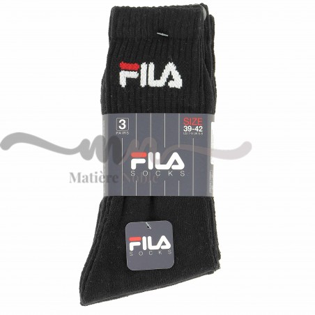 Chaussettes sport FILA unisexe - Matière noble 8.90€