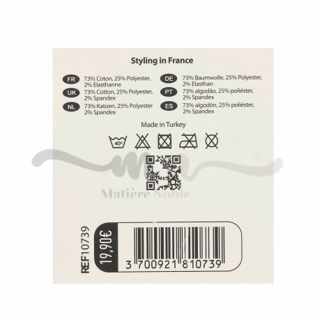 Lot de 3 paires de socquettes blanc Bill Tornade - Matière noble 4.50€