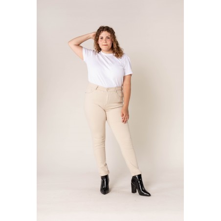 Pantalon stretch écru Nina Carter - Matière noble 29,90€