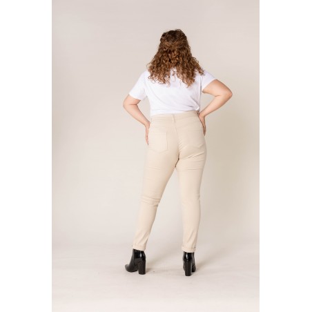 Pantalon stretch écru Nina Carter - Matière noble 29,90€