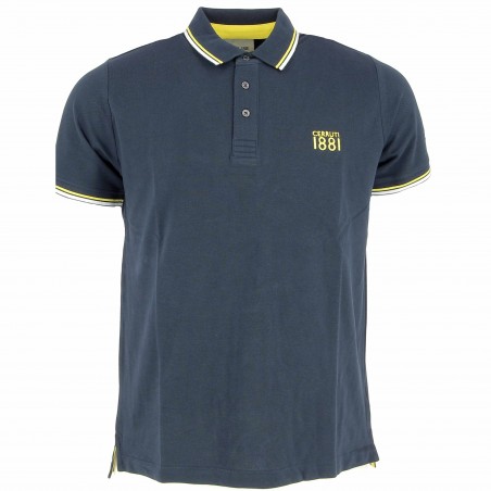 Polo homme CERRUTI 1881 marine fantaisie - Matiere-noble 26,90€