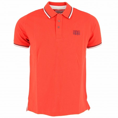 Polo homme CERRUTI 1881 rouge fantaisie - Matiere-noble 26,90€