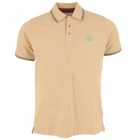 Polo homme CERRUTI 1881 beige fantaisie - Matiere-noble 26.90€