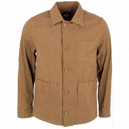 Veste toile homme DOCKERS, coloris beige - Matière noble 39.90€