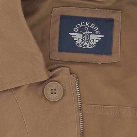 Veste toile homme DOCKERS, coloris beige - Matière noble 39.90€