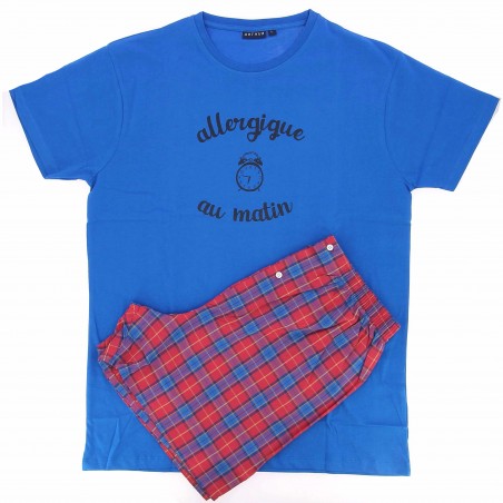 PYJAMA SHORT ARTHUR, divers motifs et coloris - Matière noble