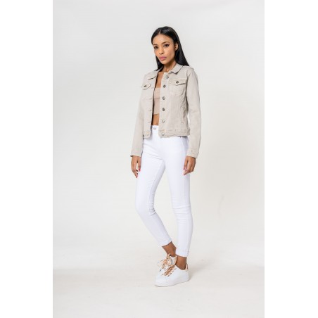 Veste cintrée courte beige Nina Carter - Matière noble 36,90 €