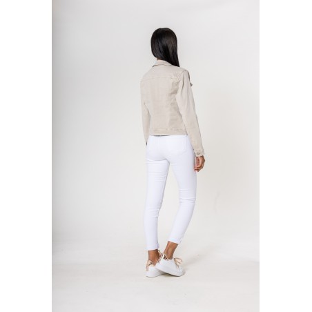 Veste cintrée courte beige Nina Carter - Matière noble 36,90 €
