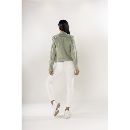 Veste cintrée courte vert sauge Nina Carter - Matière noble 36,90 €