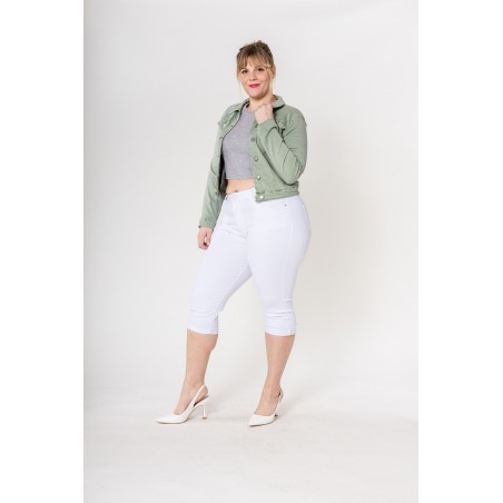 Veste cintrée courte vert sauge Nina Carter - Matière noble 36,90 €