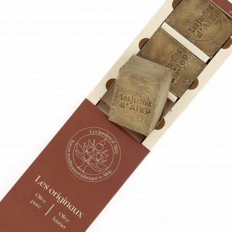 Coffret 4 Savons d'Alep, 100% huile d'olive - Matière noble 14.90€