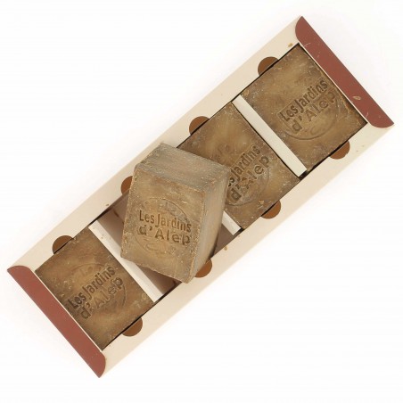 Coffret 4 Savons d'Alep, 100% huile d'olive - Matière noble 14.90€