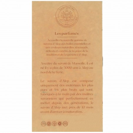 Coffret 4 Savons d'Alep parfumés, diverses senteurs - Matière noble 11.90€
