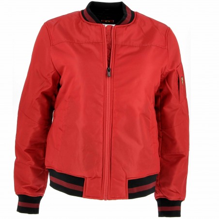 Bomber Jacket femme FERRARI, coloris rouge - Matière noble 59.90€