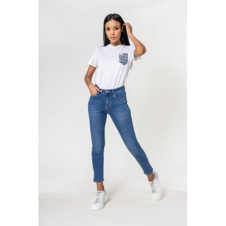 Jean cropped stretch Coeur 7/8 Nina Carter - Matière noble 29.90€