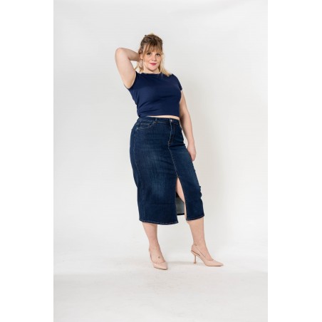 Jupe Denim longue Nina Carter  - Matière noble 29,90€