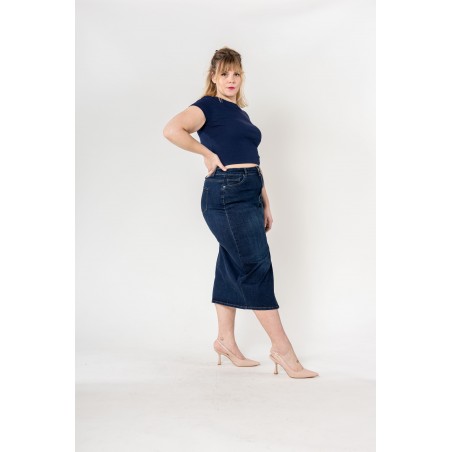 Jupe Denim longue Nina Carter  - Matière noble 29,90€