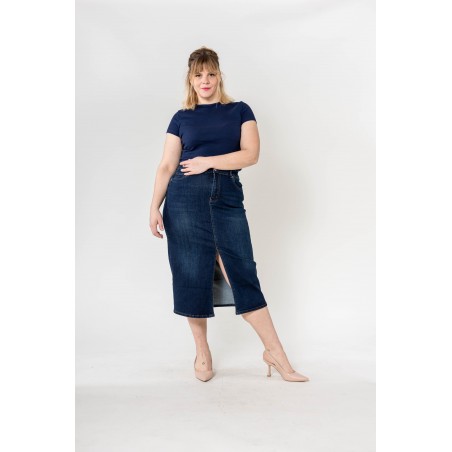 Jupe Denim longue Nina Carter  - Matière noble 29,90€
