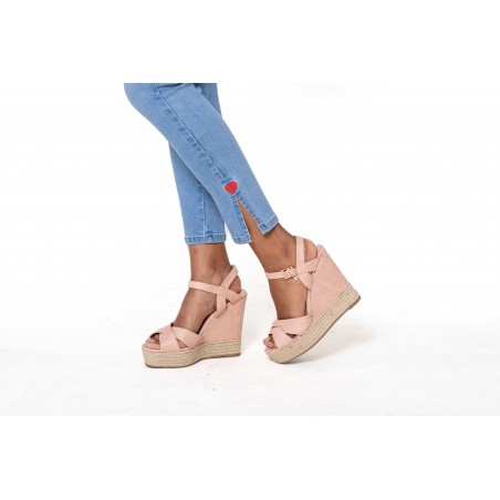 Jean cropped stretch Coeur 7/8 Nina Carter - Matière noble 29.90€