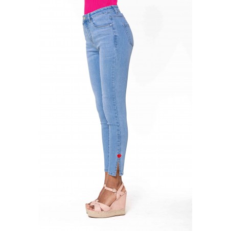 Jean cropped stretch Coeur 7/8 Nina Carter - Matière noble 29.90€