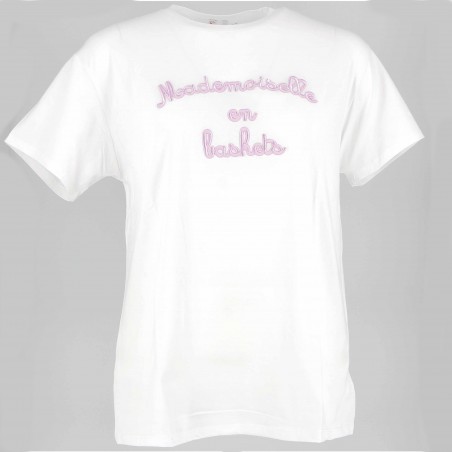 Tee-shirt Mademoiselle en baskets, divers coloris - Matière noble 16.90€