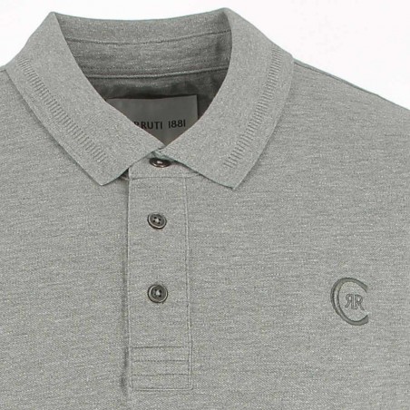 Polo homme CERRUTI 1881 gris Nouvelle collection - Matiere-noble
