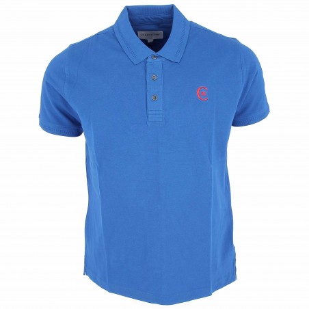 Polo homme CERRUTI 1881 bleu Roy Nouvelle collection - Matiere-noble