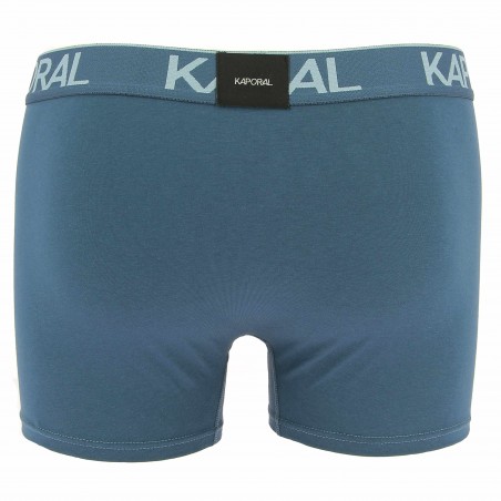 Pack de 2 boxers KAPORAL : blanc et bleu - Matiere-noble 12.90€