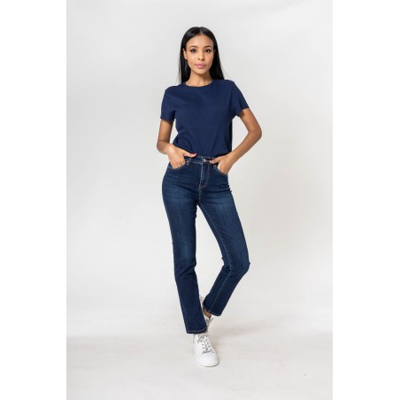 Jean droit brut stretch Nina Carter femme - Matière noble 29,90€