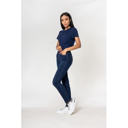 Jean droit brut stretch Nina Carter femme - Matière noble 29,90€