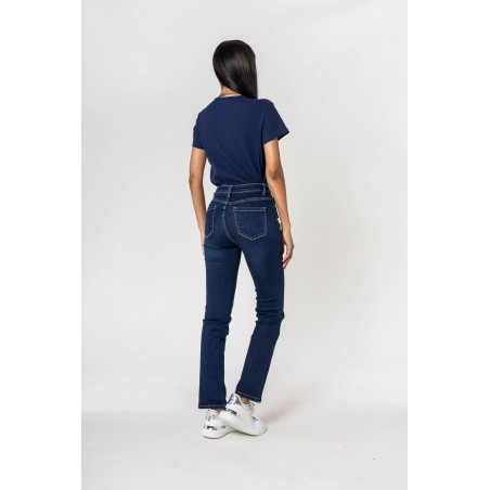 Jean droit brut stretch Nina Carter femme - Matière noble 29,90€