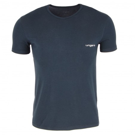 T-shirt col rond marine UNGARO, prix dégriffé - Matière-noble 11,90€