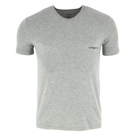 T-shirt UNGARO gris pas cher -  Matière-noble 11,90€