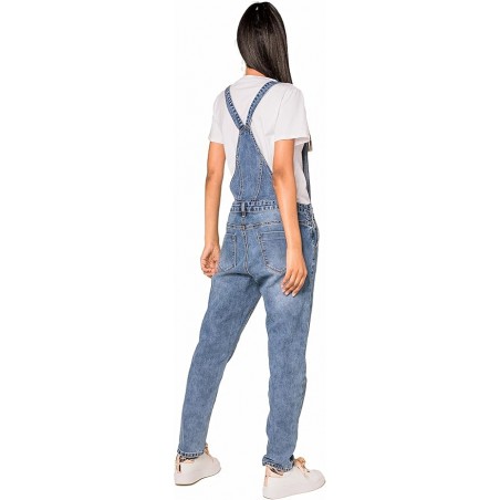 Salopette en jean femme Nina Carter, prix imbattable - Matière noble 39.90€