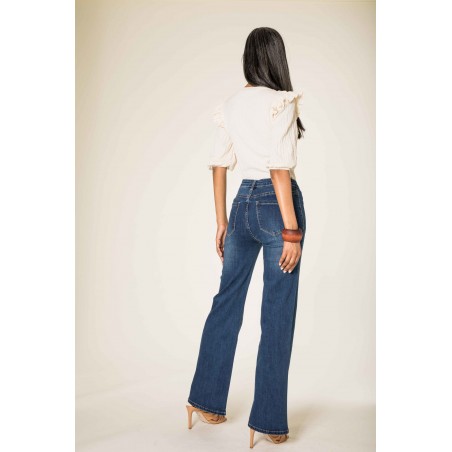 Jean Flare stretch Nina Carter femme - Matière noble 29,90€