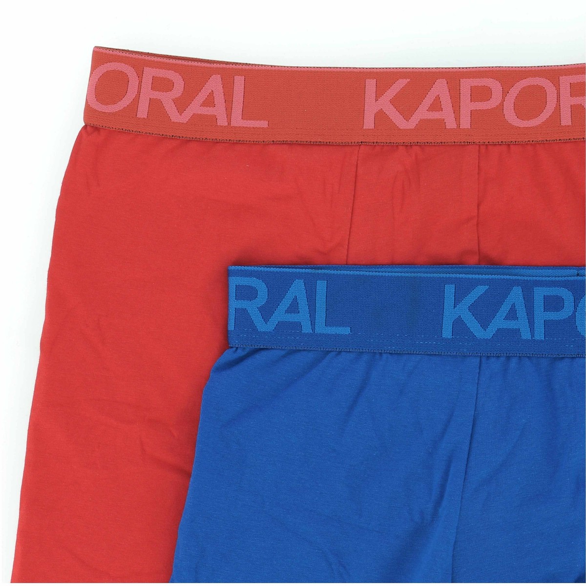 Pack de 2 boxers KAPORAL : rouge / bleu Roy - Matiere-noble 12.90€