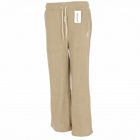 Pantalon jogging velours Wide Leg beige - Matière noble 23.90€
