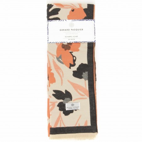 Grande écharpe GERARD PASQUIER, divers motifs et coloris - Matière noble 19,90€