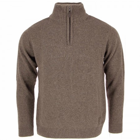 PULL MARRON COL MONTANT...