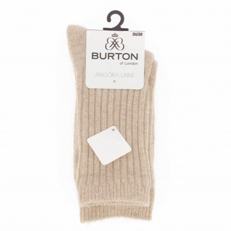 Chaussettes basses femme laine et Angora Burton - Matiere noble 4.90€